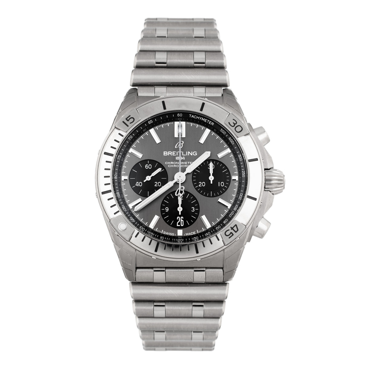 Breitling Chronomat B01 42 Titanium Gray Dial 42mm EB0134101M1E1 Full Set