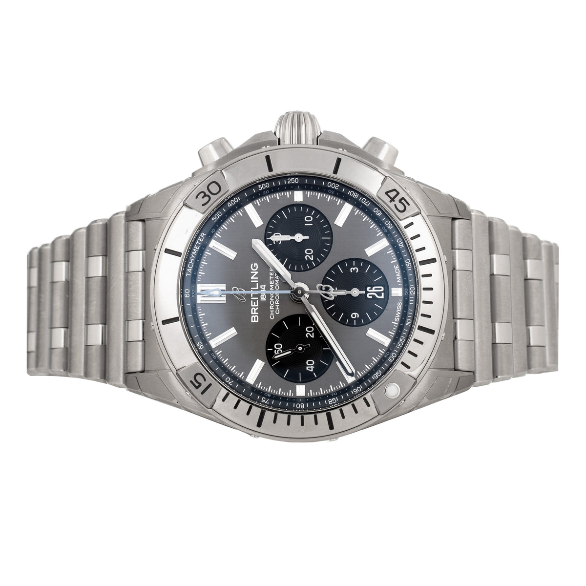Breitling Chronomat B01 42 Titanium Gray Dial 42mm EB0134101M1E1 Full Set