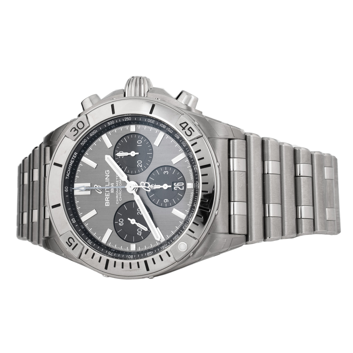 Breitling Chronomat B01 42 Titanium Gray Dial 42mm EB0134101M1E1 Full Set