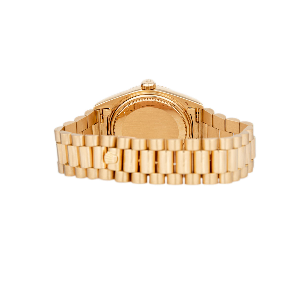 Rolex Day-Date President 36 Yellow Gold Black Dial 36mm 1803