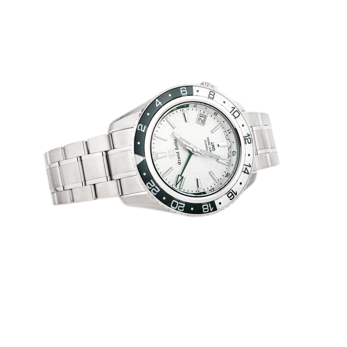 Grand Seiko Sport Collection GMT Stainless Steel White Dial 44.2mm SBGJ277 Full Set