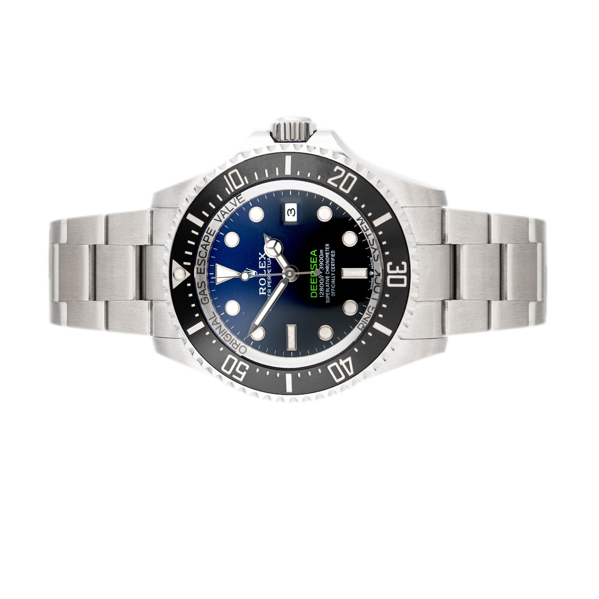 Roles Sea-Dweller Deepsea James Cameron Stainless Steel Blue Dial 44mm 136660 Full Set
