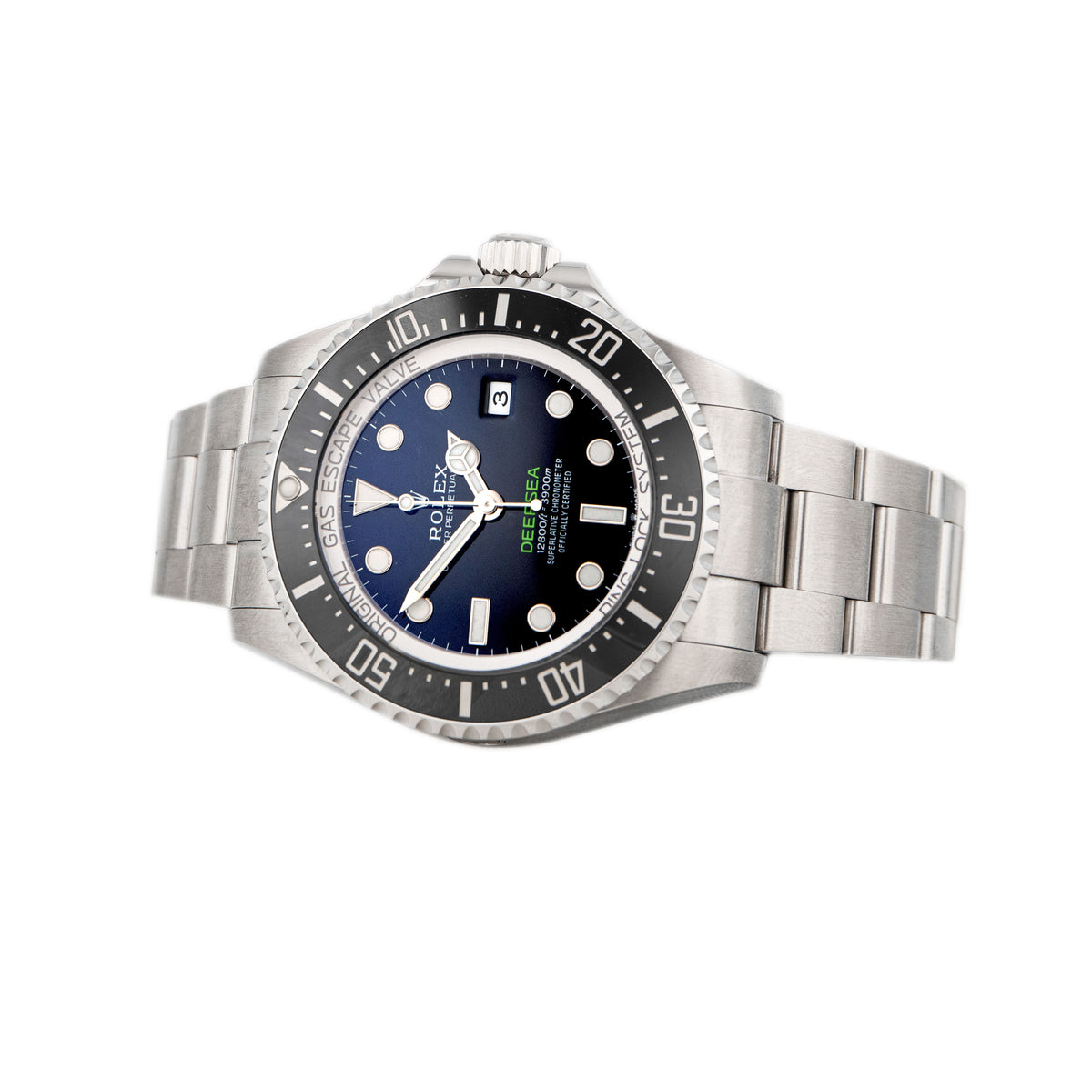 Roles Sea-Dweller Deepsea James Cameron Stainless Steel Blue Dial 44mm 136660 Full Set