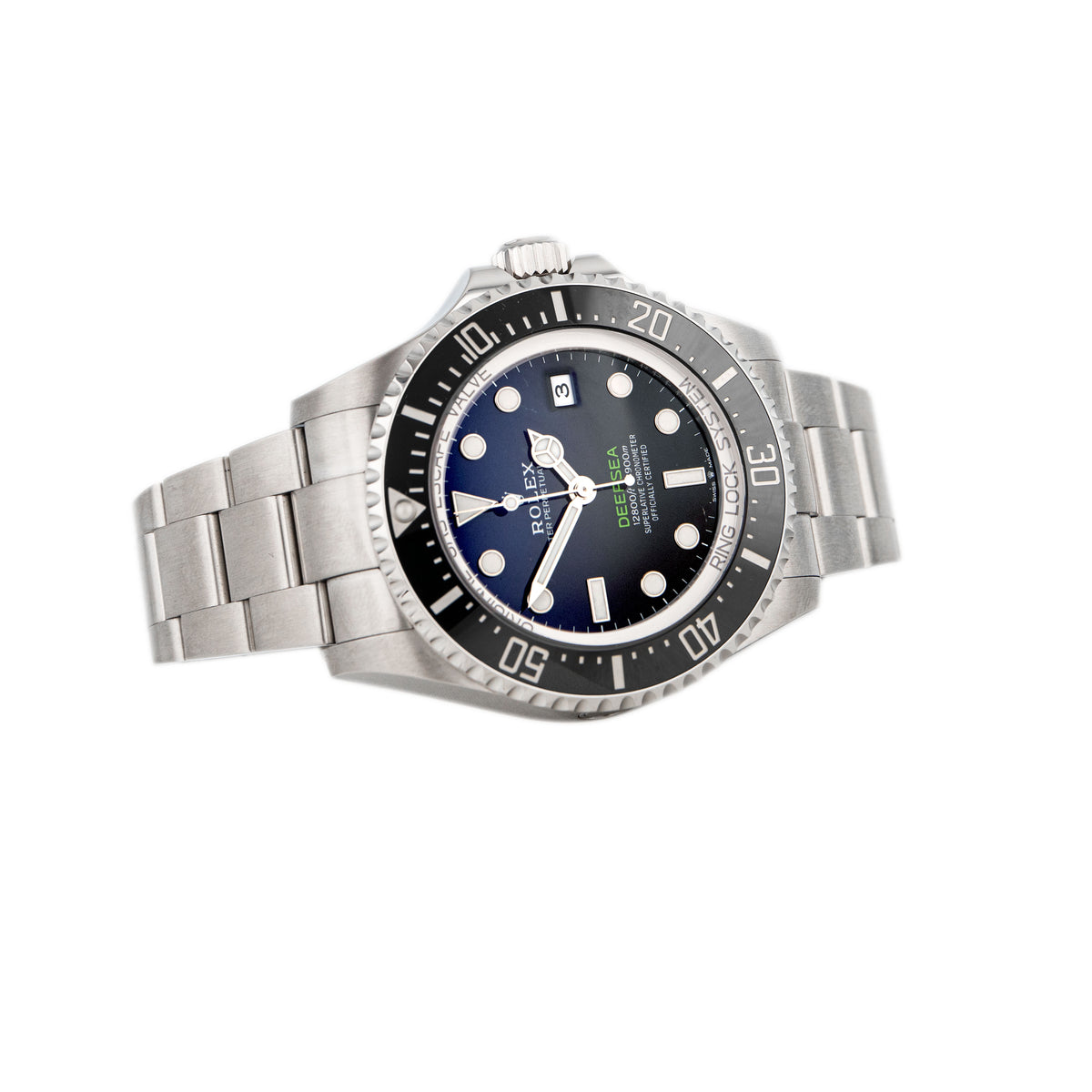 Roles Sea-Dweller Deepsea James Cameron Stainless Steel Blue Dial 44mm 136660 Full Set
