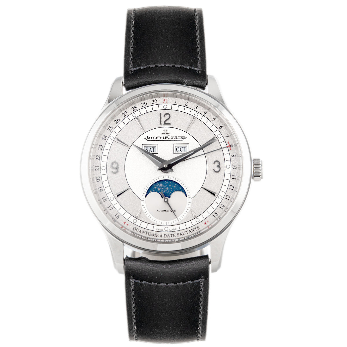 Jaeger-LeCoultre Master Control Calendar Stainless Steel Gray Dial 40mm Q4148450 Full Set