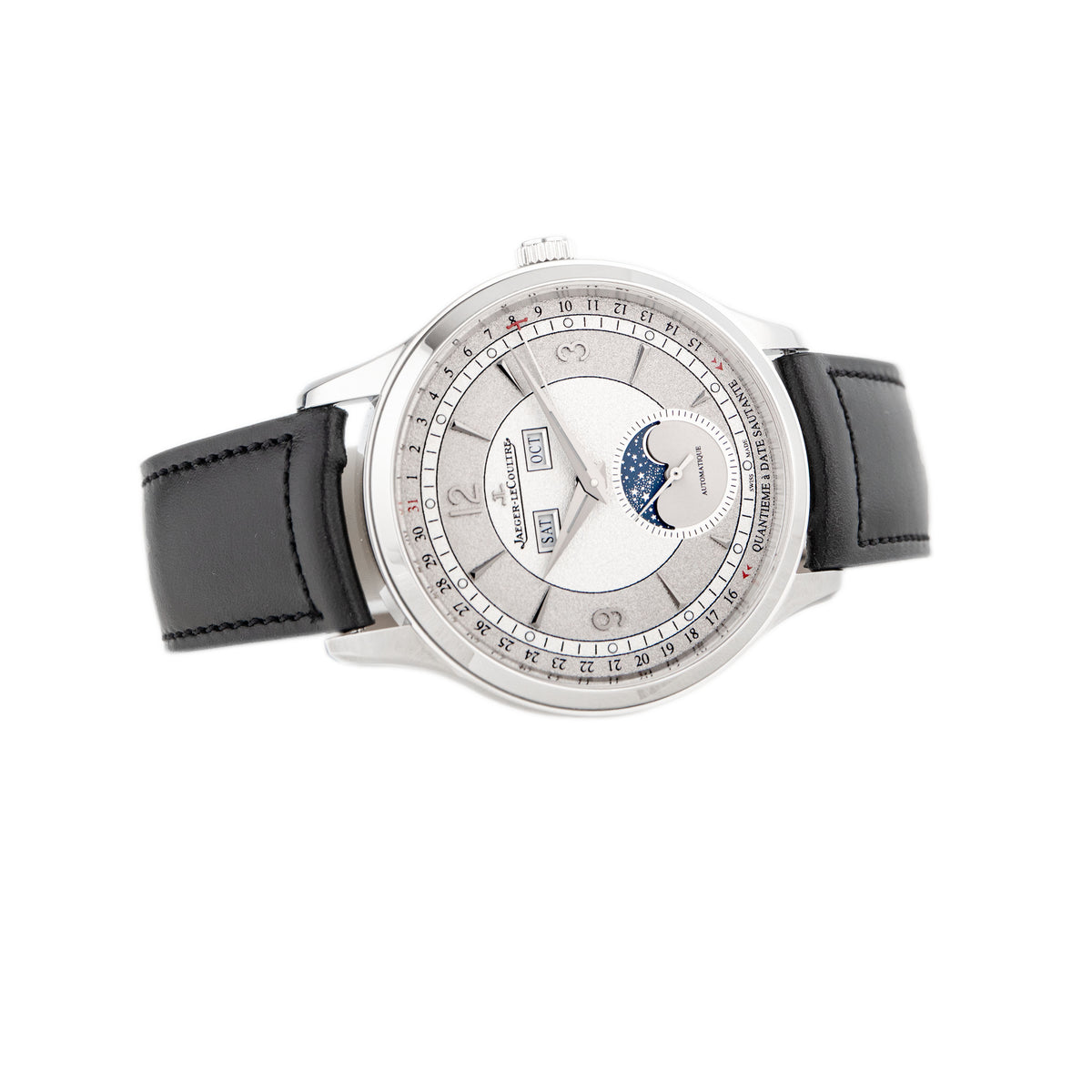 Jaeger-LeCoultre Master Control Calendar Stainless Steel Gray Dial 40mm Q4148450 Full Set