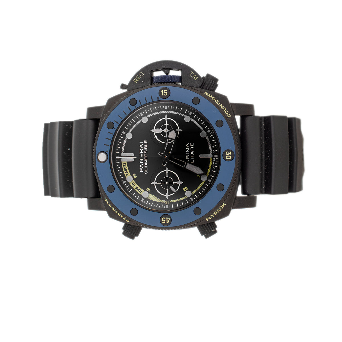 Submersible Marina Militare Forze Speciali Titanium Black Dial 47mm Pam02239 Full Set