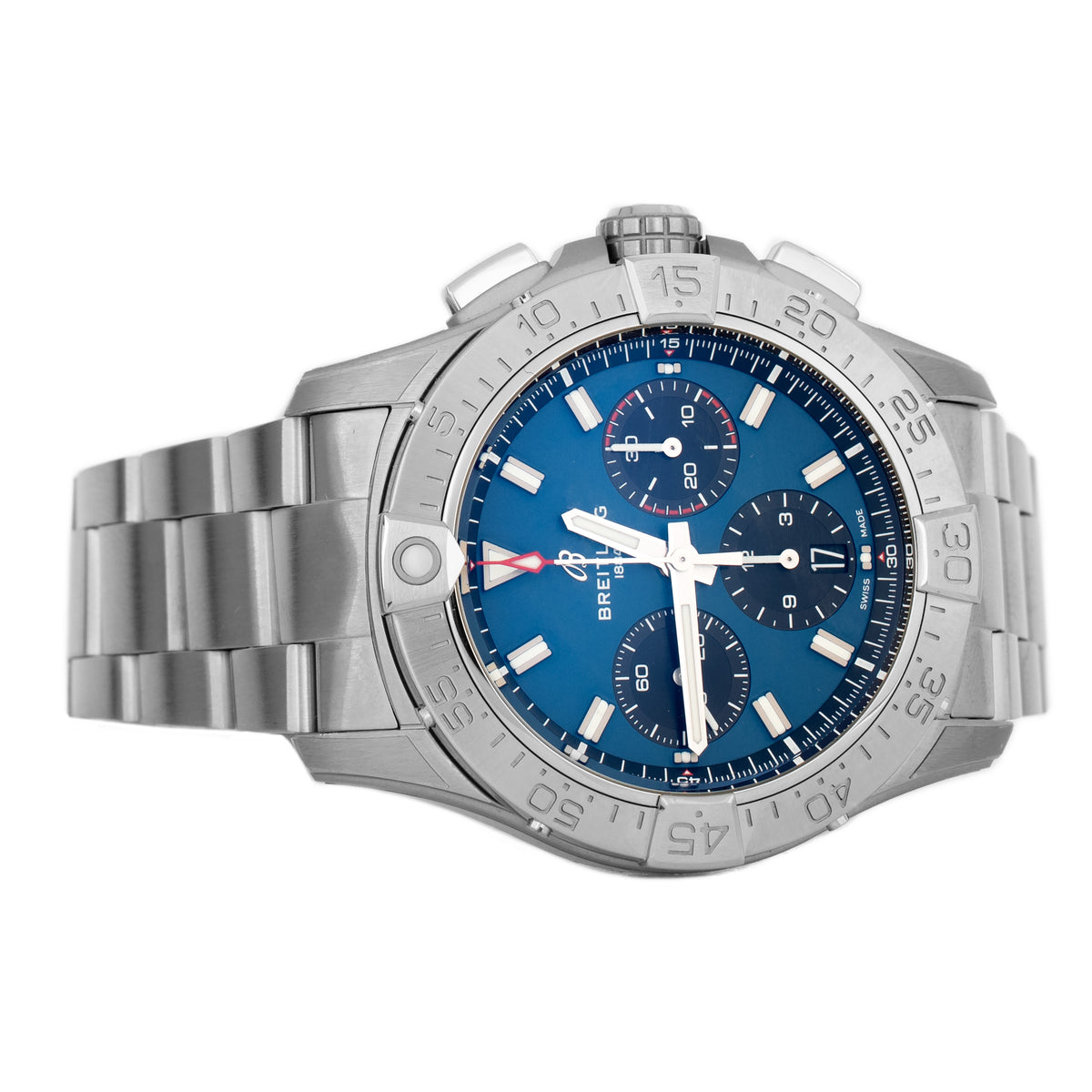Breitling Avenger B01 Chronograph Stainless Steel Blue Dial 42mm AB0146