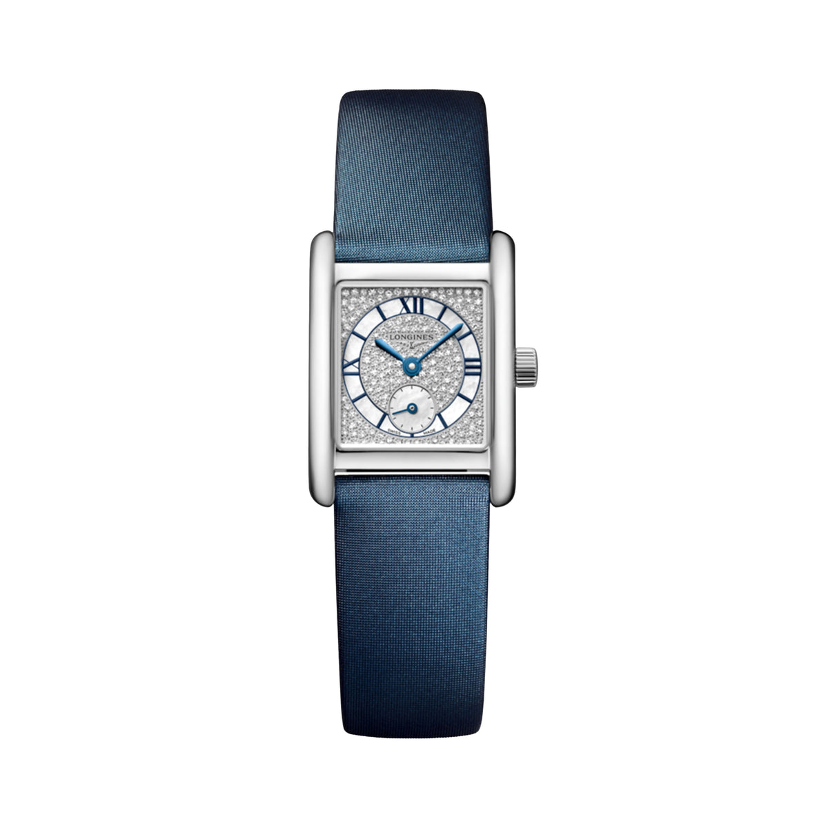 Longines Mini Dolcevita Watch, 29x21.5mm Diamond Dial, L5.200.4.87.2