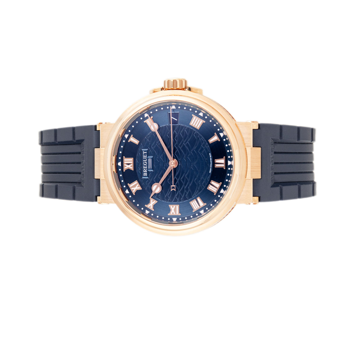 Breguet Marine 5517 Rose Gold Blue Dial 40mm 5517BR/Y2/9ZU Full Set