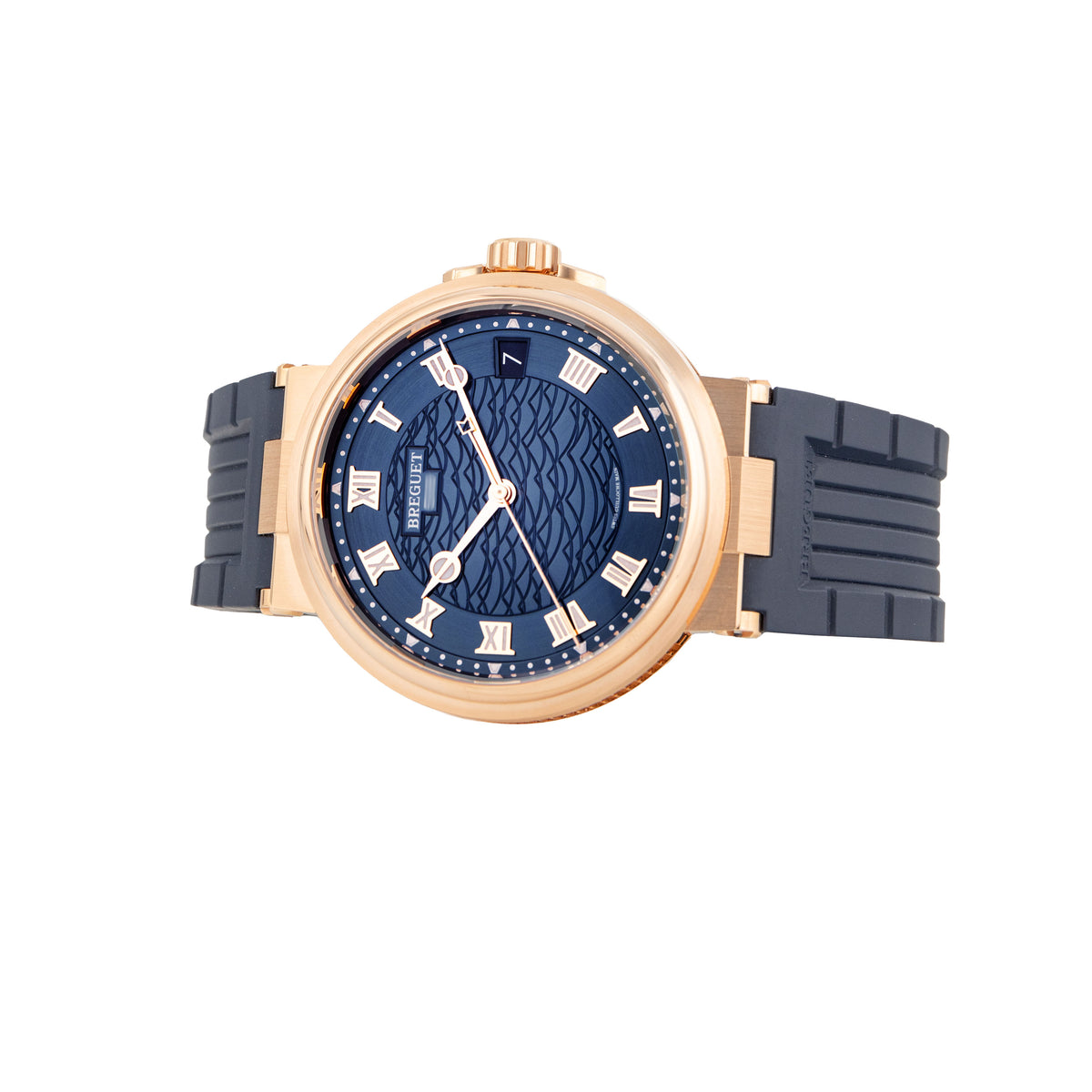 Breguet Marine 5517 Rose Gold Blue Dial 40mm 5517BR/Y2/9ZU Full Set