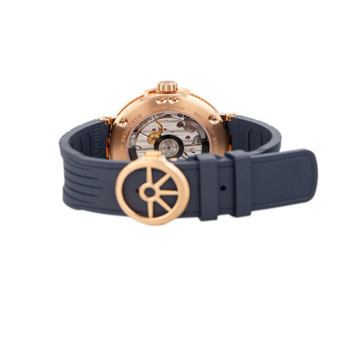 Breguet Marine 5517 Rose Gold Blue Dial 40mm 5517BR/Y2/9ZU Full Set