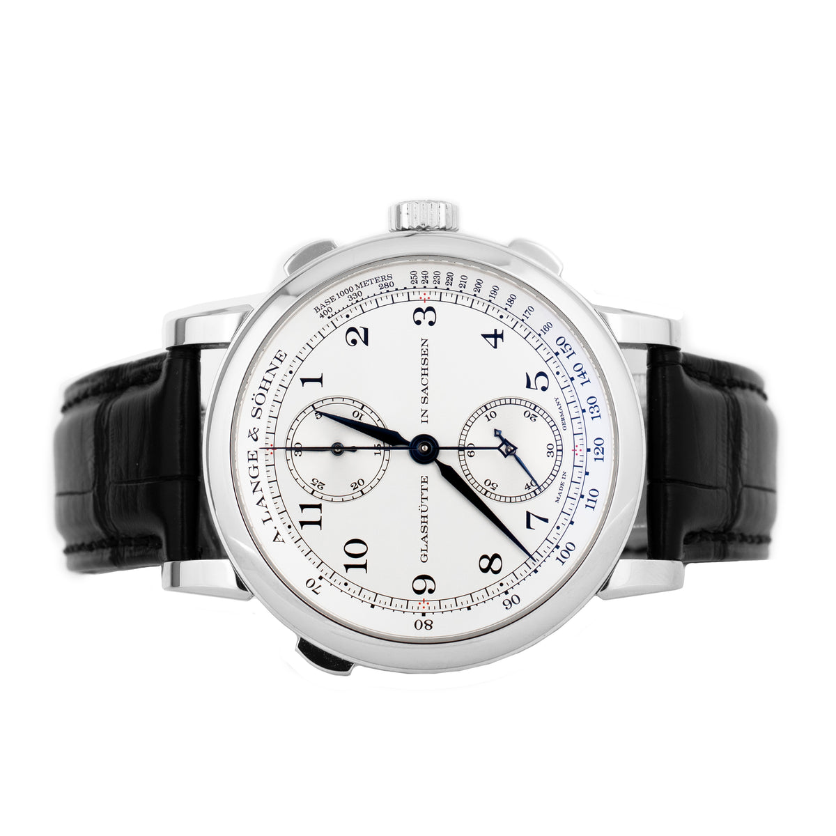A. Lange & Sohne 1815 Rattrapante Platinum Silver Dial 41.2mm 425.025 Full Set