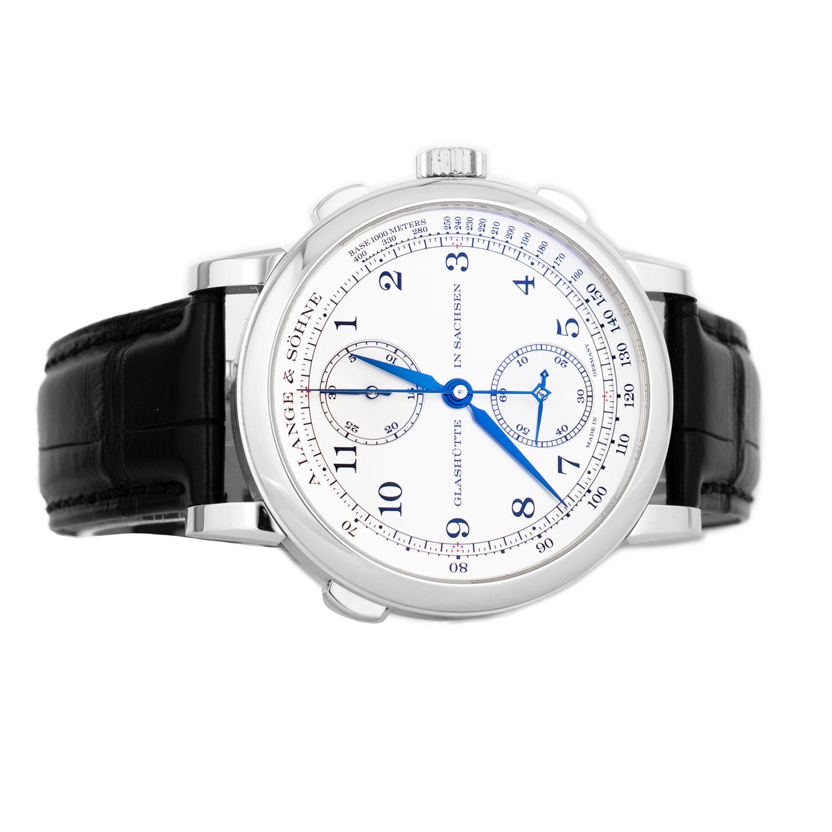 A. Lange & Sohne 1815 Rattrapante Platinum Silver Dial 41.2mm 425.025 Full Set