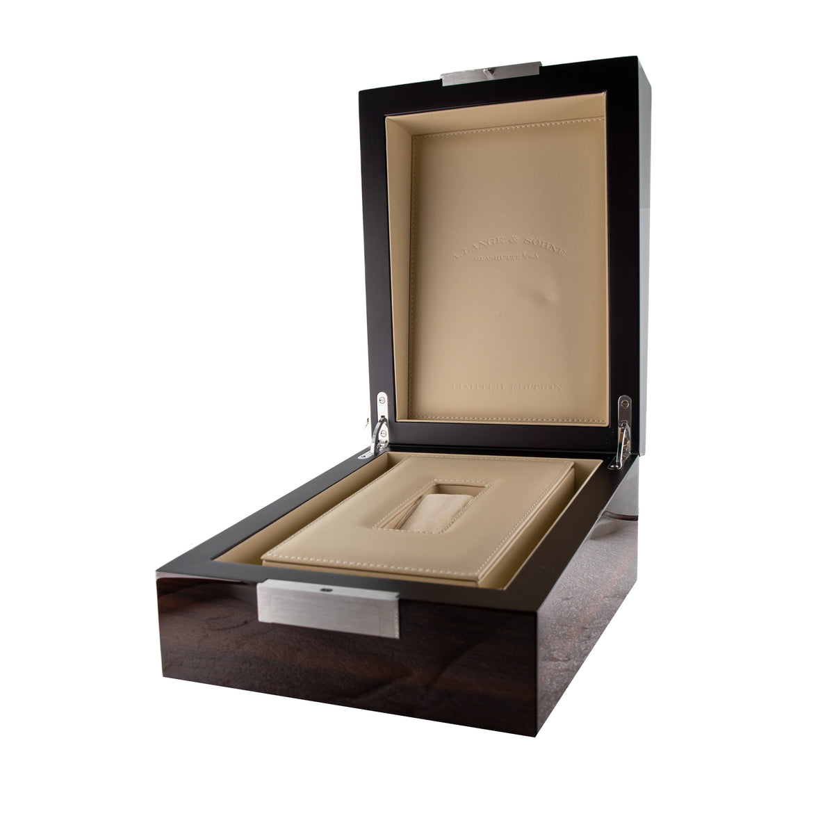 A. Lange & Sohne 1815 Rattrapante Platinum Silver Dial 41.2mm 425.025 Full Set