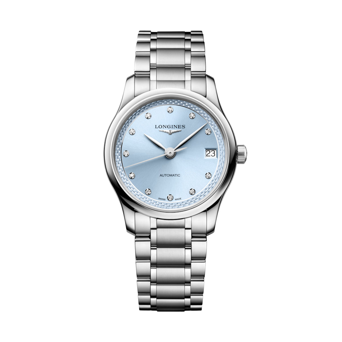 Longines Master Collection Watch, 34mm Blue Dial, L2.450.4.97.6