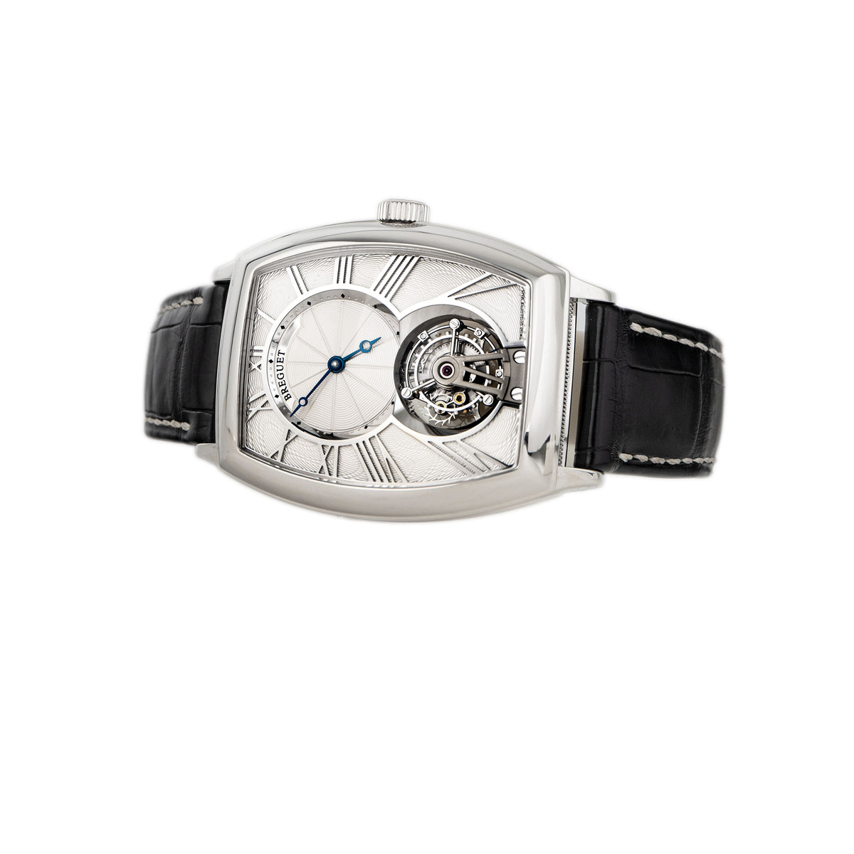 Breguet Heritage Tourbillon Platinum Silver Dial 42x35.1mm 5497PT/12/9V6 Full Set