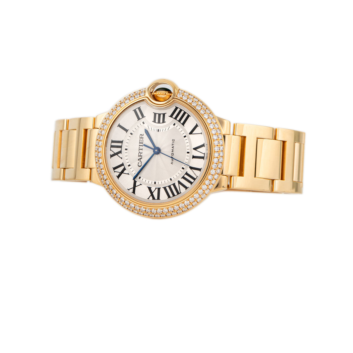 Cartier Ballon Bleu Rose Gold Silver Dial 36mm WE900423