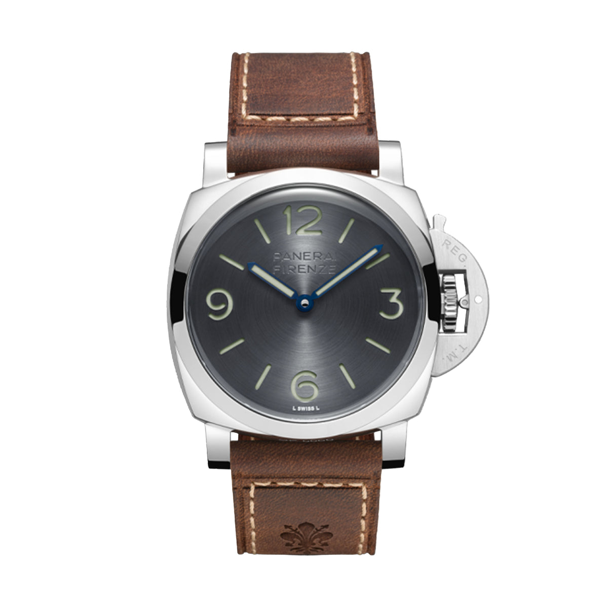 Panerai Luminor Firenze 8 Giorni Watch, 44mm Gray Dial, PAM01794