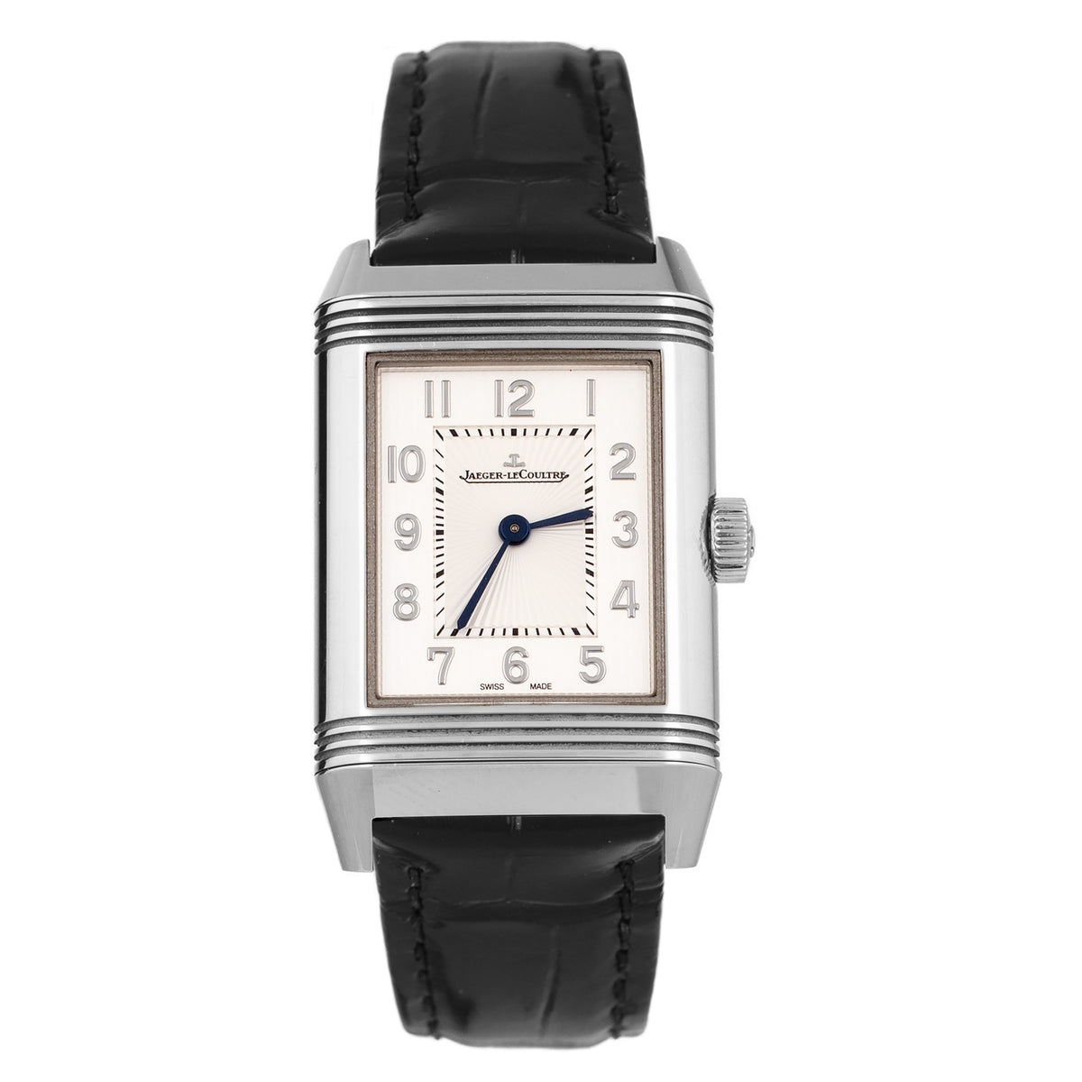 Jaeger-LeCoultre Reverso Classic Duetto Stainless Steel Silver Dial 34.02x21mm Q2668443 Full Set