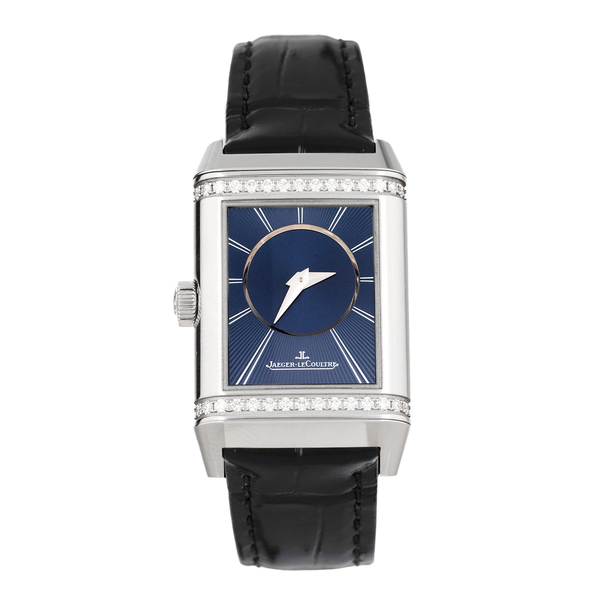 Jaeger-LeCoultre Reverso Classic Duetto Stainless Steel Silver Dial 34.02x21mm Q2668443 Full Set