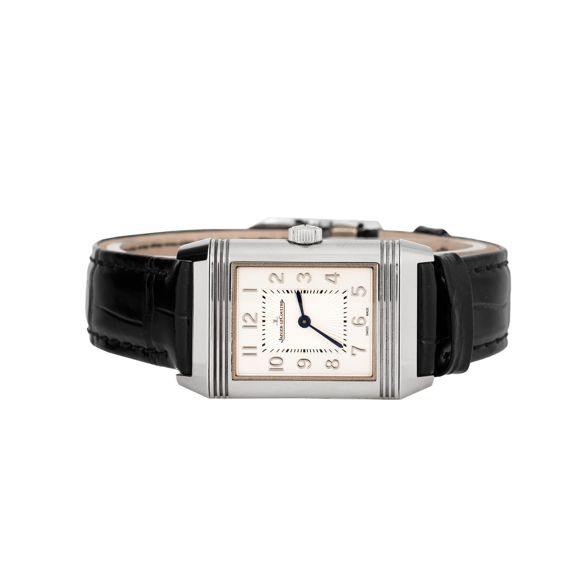 Jaeger-LeCoultre Reverso Classic Duetto Stainless Steel Silver Dial 34.02x21mm Q2668443 Full Set