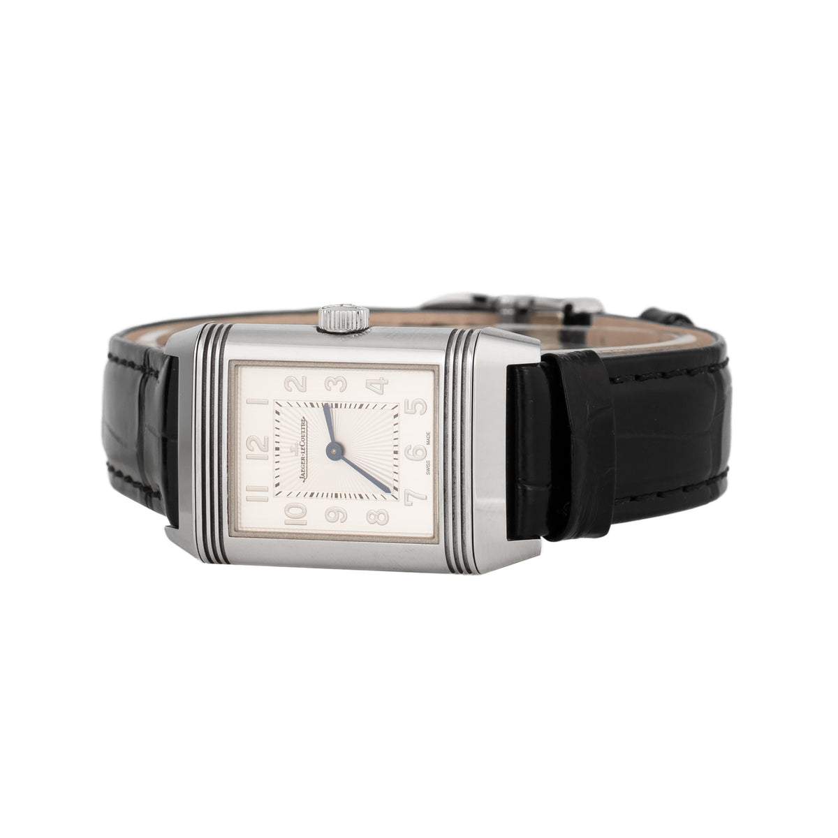 Jaeger-LeCoultre Reverso Classic Duetto Stainless Steel Silver Dial 34.02x21mm Q2668443 Full Set