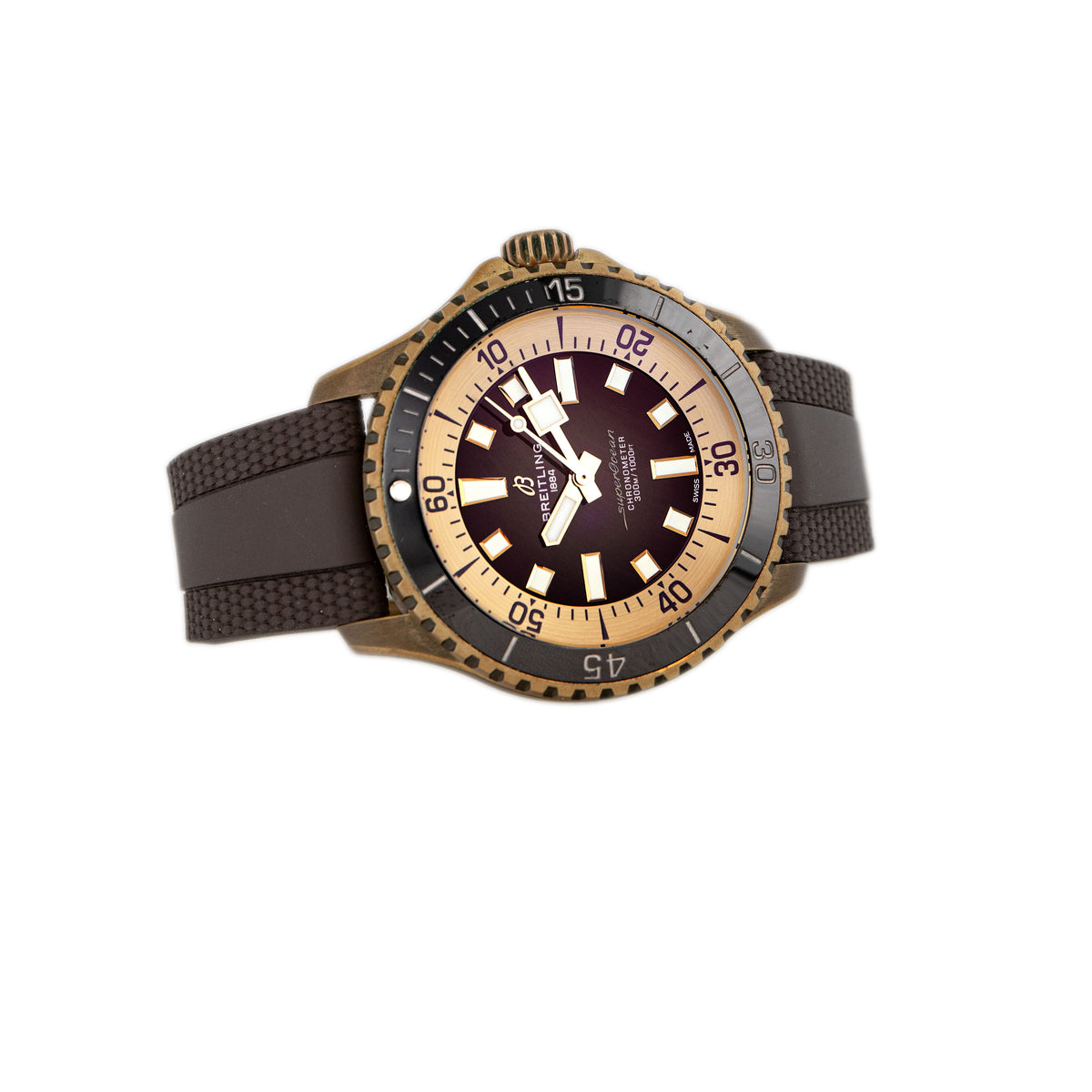 Breitling Superocean Automatic 44 Bronze Brown Dial 44mm N17376201Q1S1 Full Set