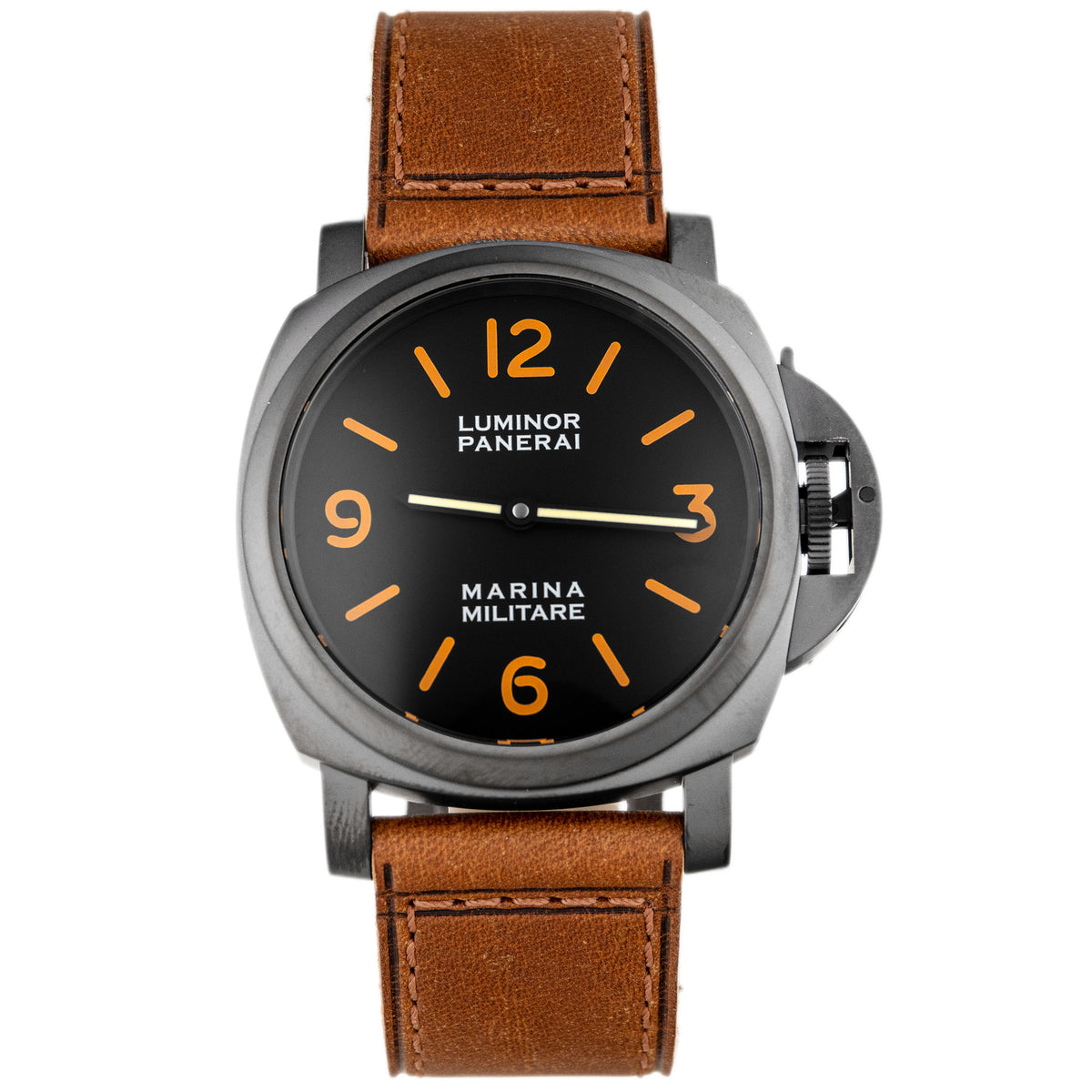 Panerai Luminor Marina Militare Stainless Steel Black Dial 44mm Pam05218 Full Set