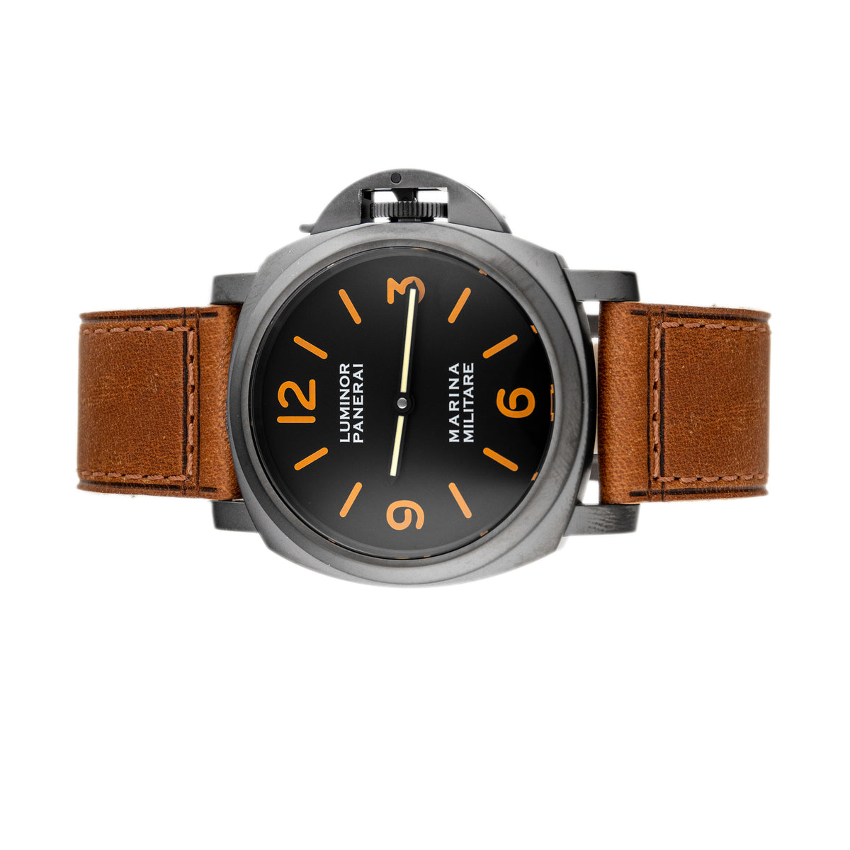 Panerai Luminor Marina Militare Stainless Steel Black Dial 44mm Pam05218 Full Set