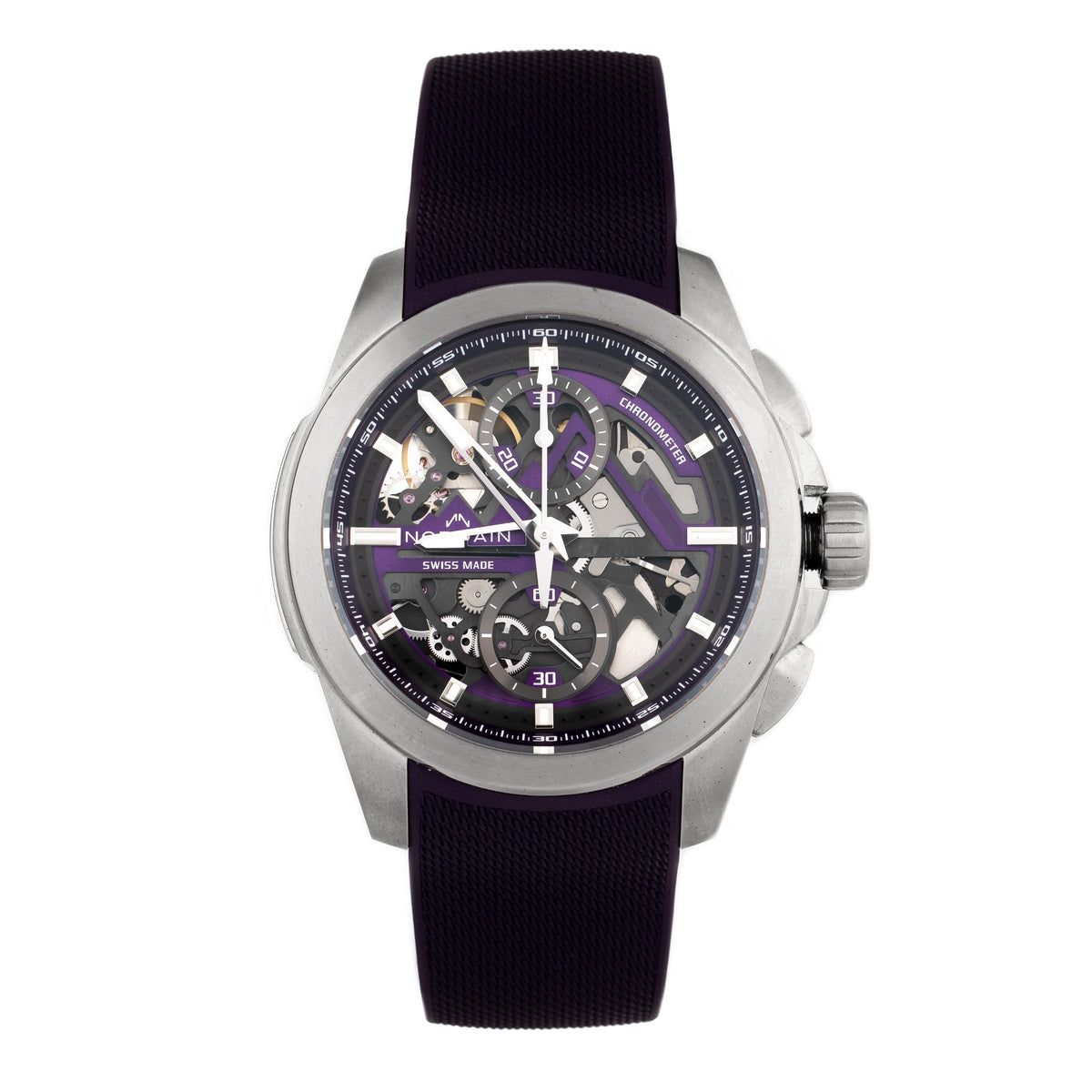 Norqain Independence Skeleton Chrono Titanium Skeleton Dial 42mm N3200.40T03.P01 Full Set