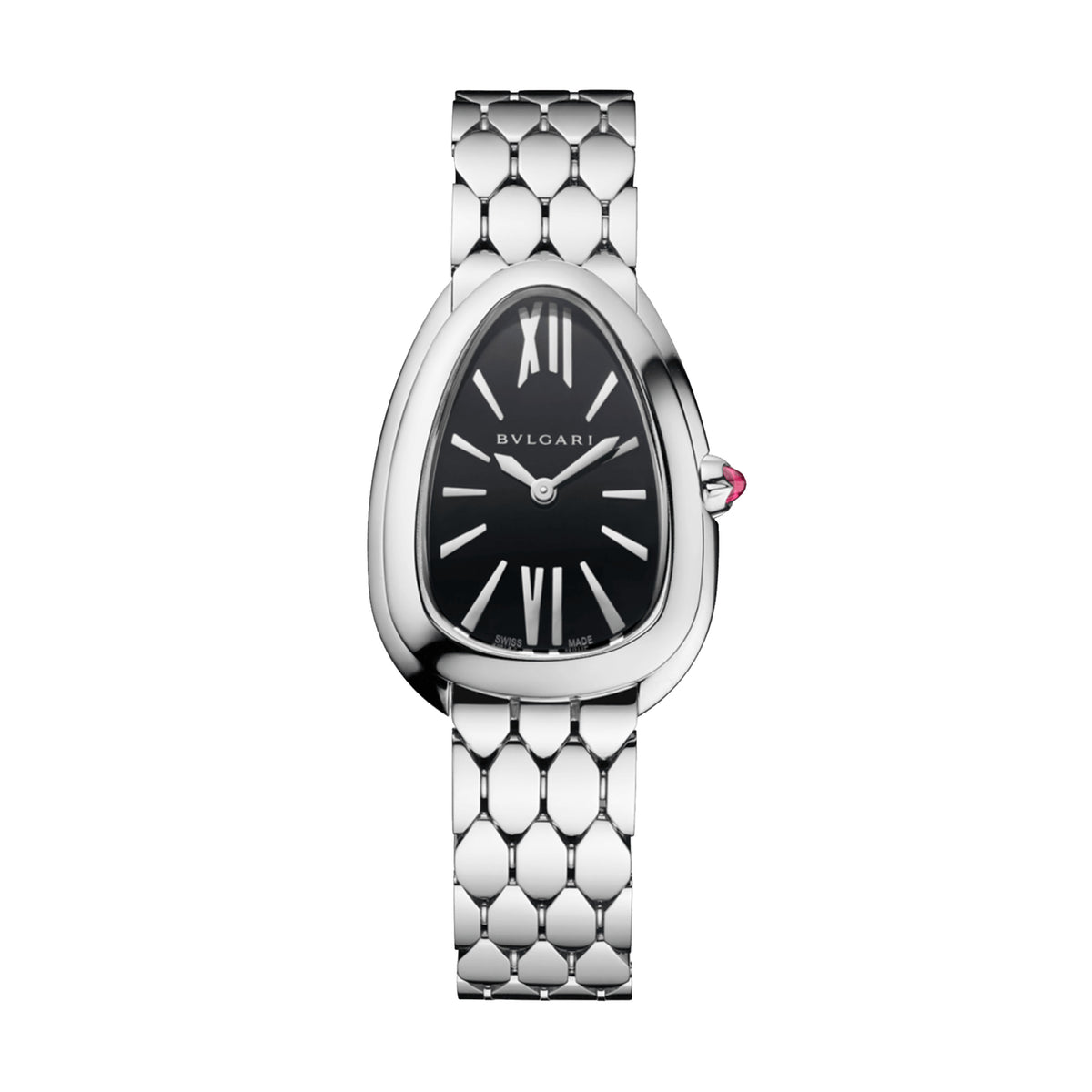 Bulgari Serpenti Seduttori Watch, 33mm Black Dial, 103952