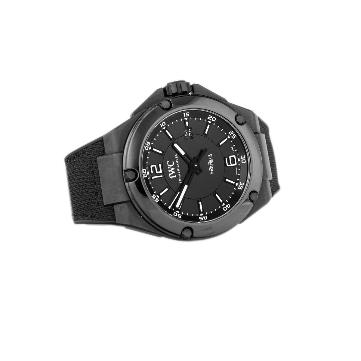IWC Ingenieur AMG Black Series Ceramic Black Dial 46mm IW322503 Full Set