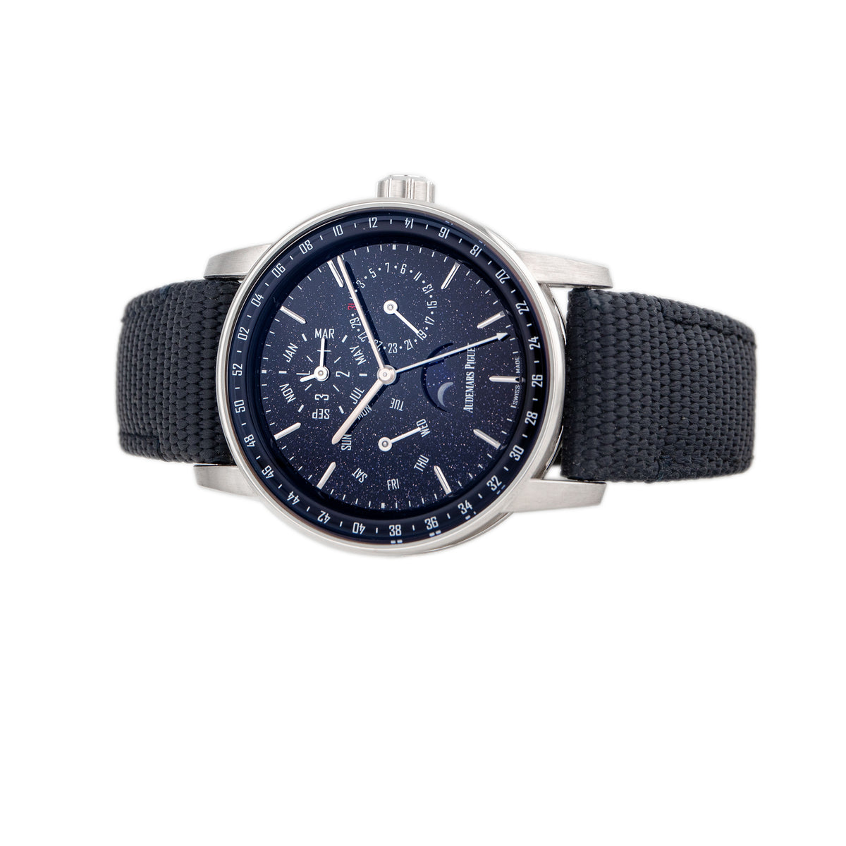 Audemars Piguet Code 11.59 Perpetual Calendar White Gold Aventurine Blue Dial 41mm 26394BC.OO.D027KB.01 Full Set