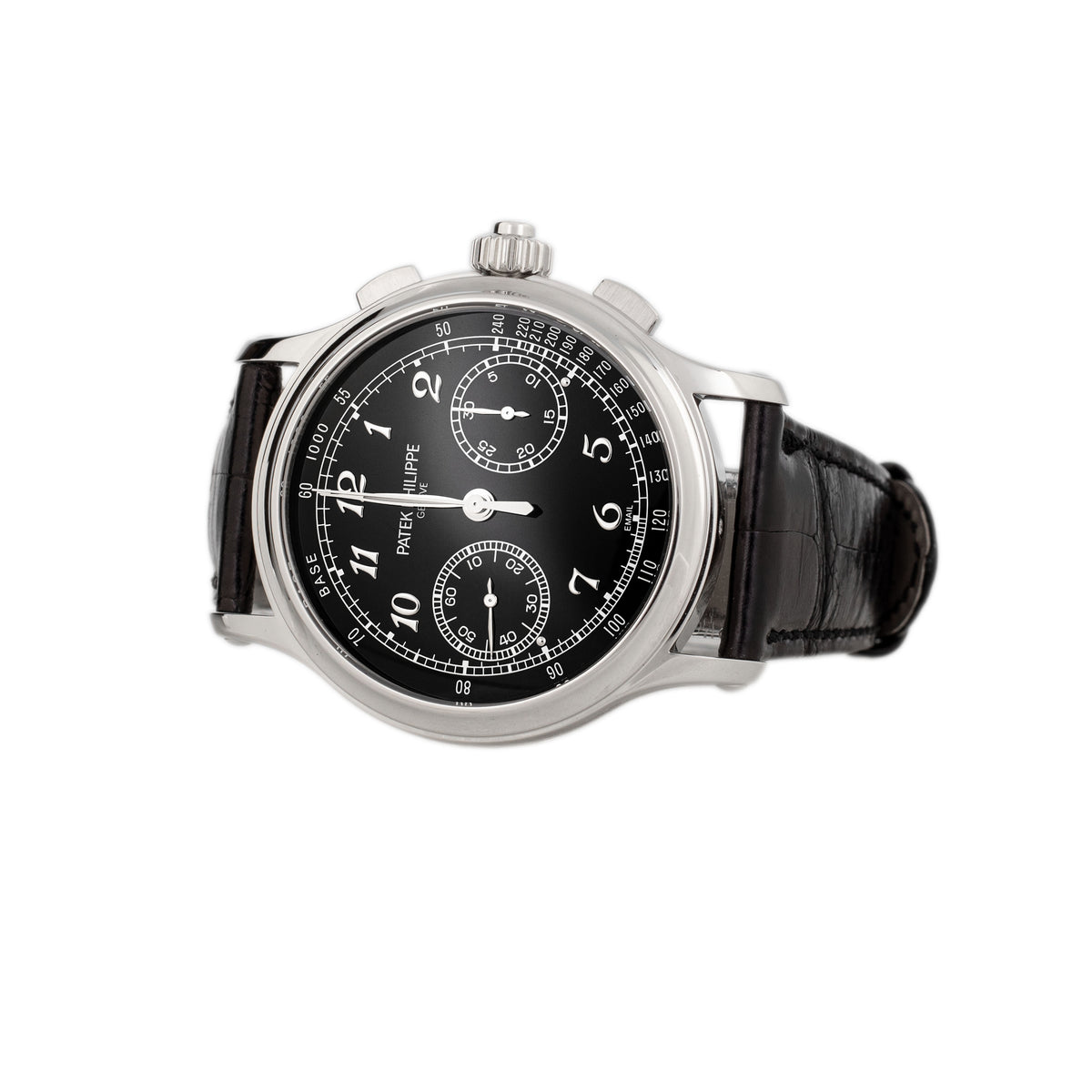 Patek Philippe Grand Complications Split Seconds Chronograph Platinum Black Dial 41mm 5370P-001 Full Set