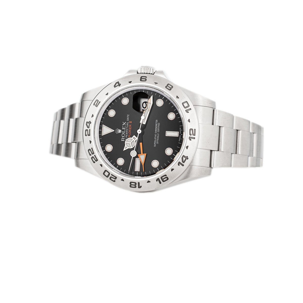 Rolex Explorer II Stainless Steel Black Dial 42mm 216570 Full Set
