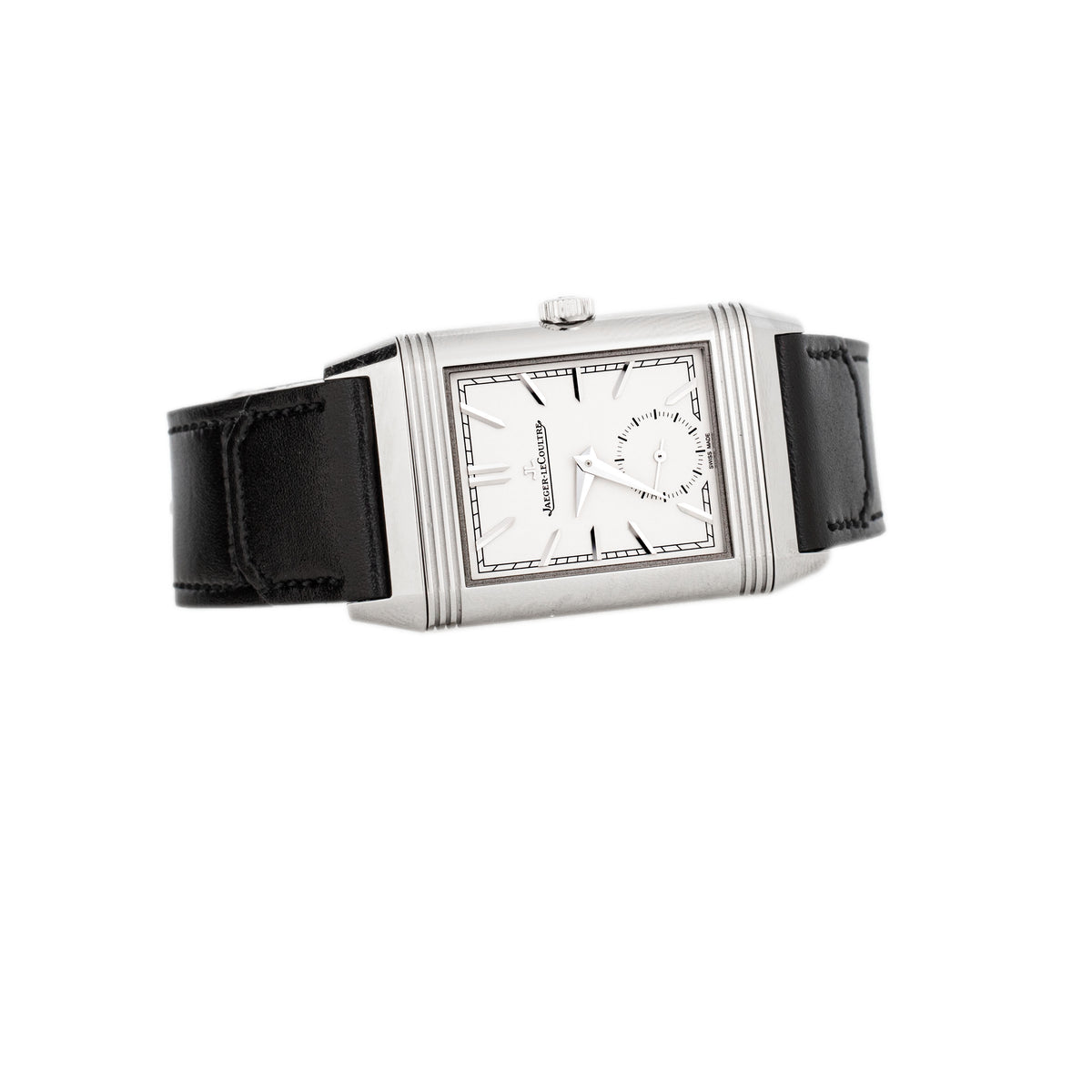 Jaeger-LeCoultre Reverso Tribute Duoface Steel Blue Dial 42.9x25.5mm Q3908410 Full Set