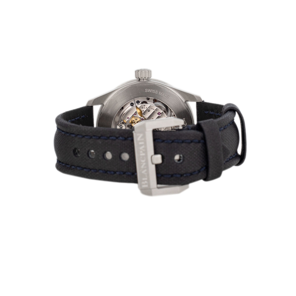 Blancpain Fifty Fathoms Bathyscaphe Stainless Steel Blue Dial 38mm 5100 1140 NAOA Full Set