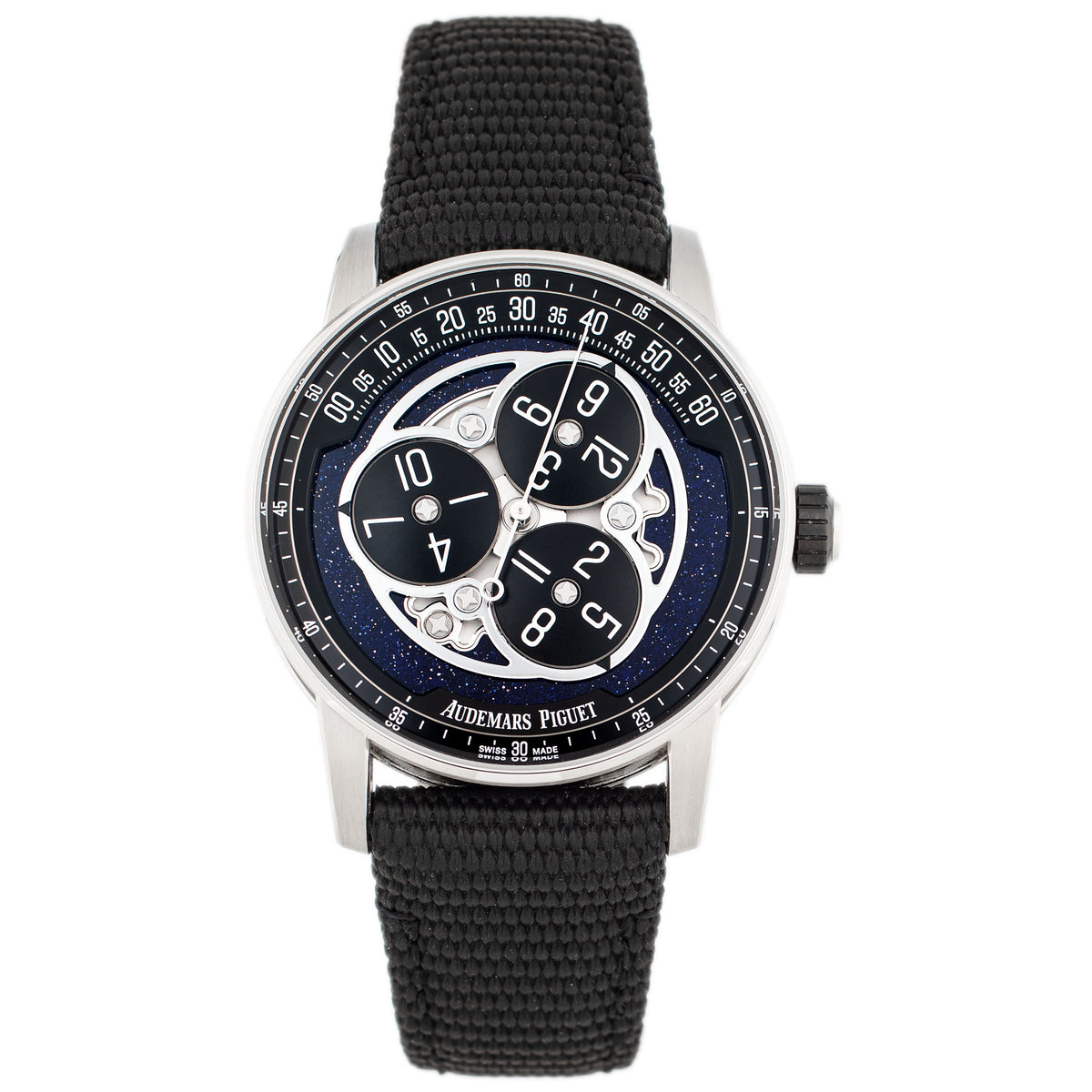 Audemars Piguet Code 11.59 Starwheel White Gold Blue Dial 41mm 15212NB.OO.A002KB.01 Full Set
