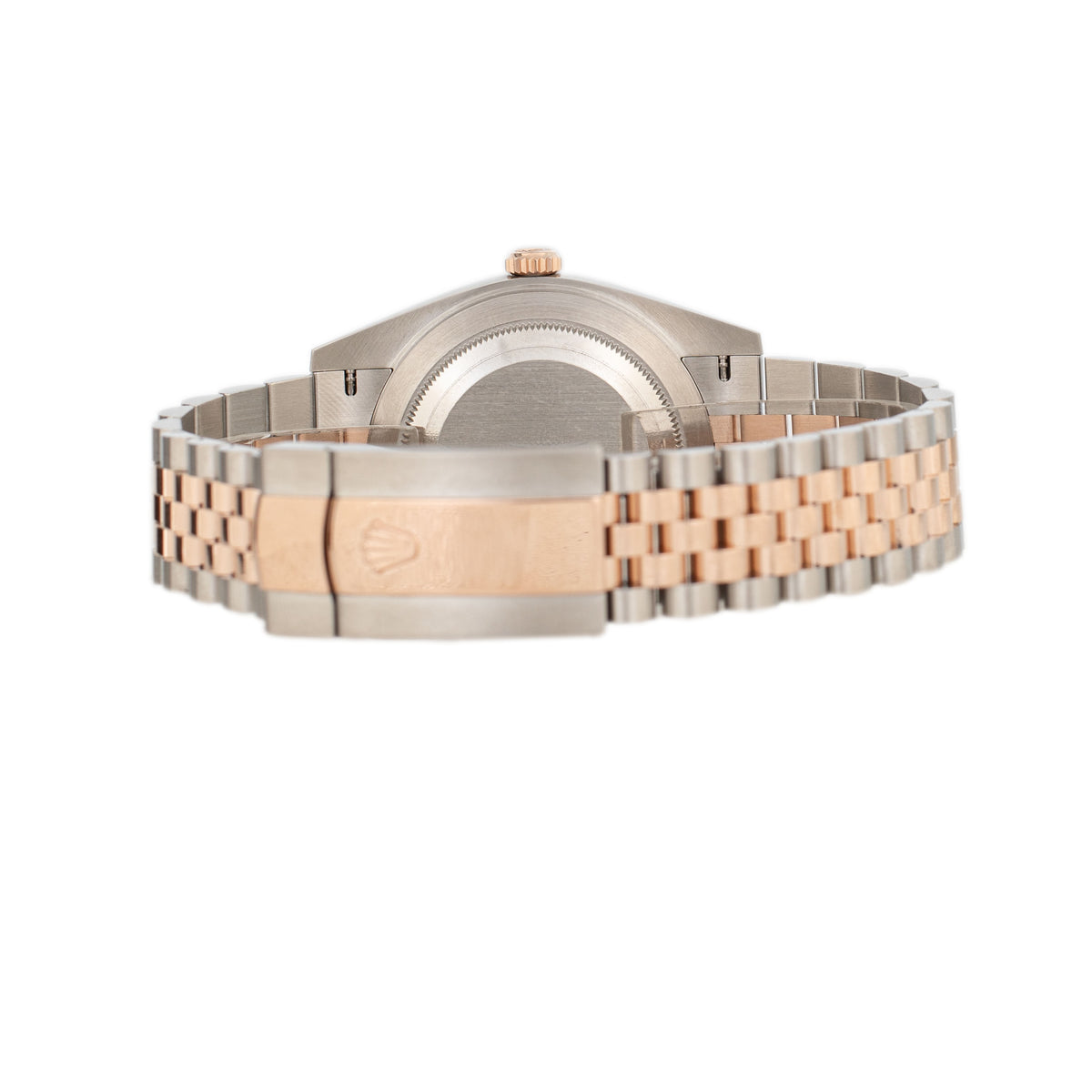 Rolex Datejust 41 Wimbledon Stainless Steel & Rose Gold Gray Dial Fluted Jubilee 41mm 126331 Full Set