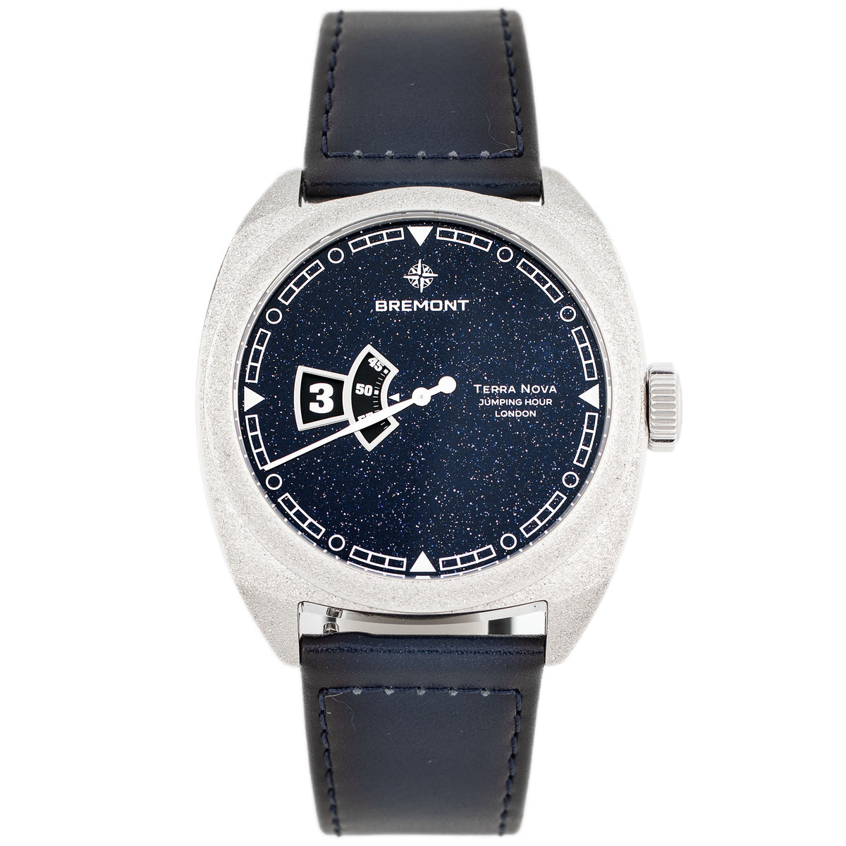 Bremont Terra Nova Jumping Hour Aventurine Stainless Steel Blue 40.5mm TN40-JH-FS-BLAV-LS Full Set