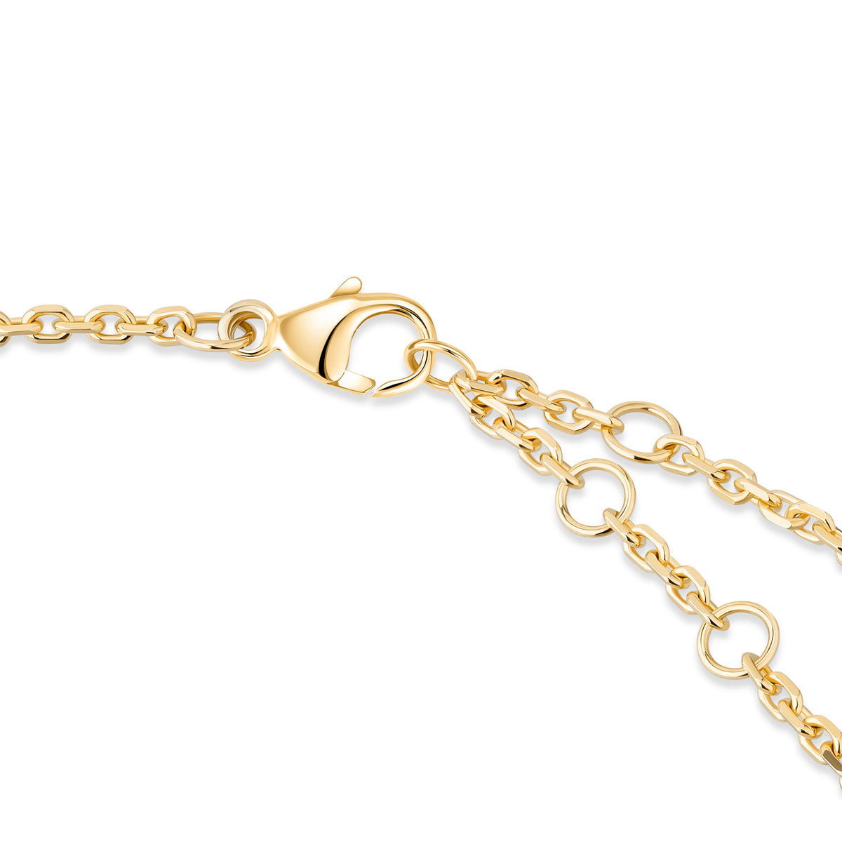 Messika Move Classique Large 18k Yellow Gold Florentine Finish Diamond Bracelet