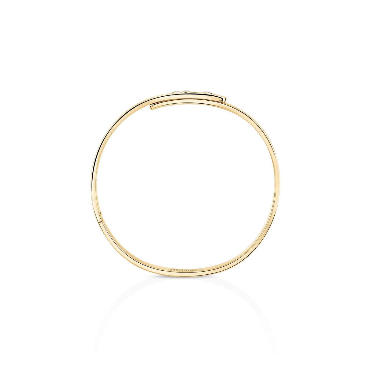 Messika Move Noa Small 18k Yellow Gold Diamond Bangle Bracelet