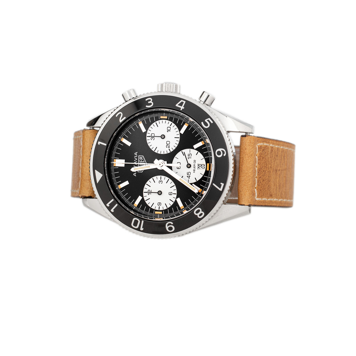 TAG Heuer Heritage Autavia Stainless steel Black Dial 42mm CBE2110.FC8226 Full Set
