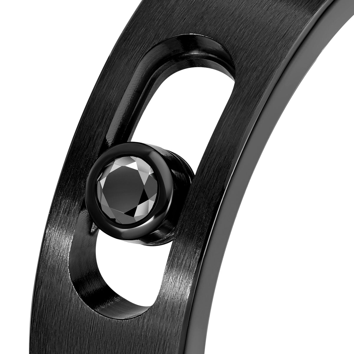 Messika Move Black Titanium Black Diamond Ring