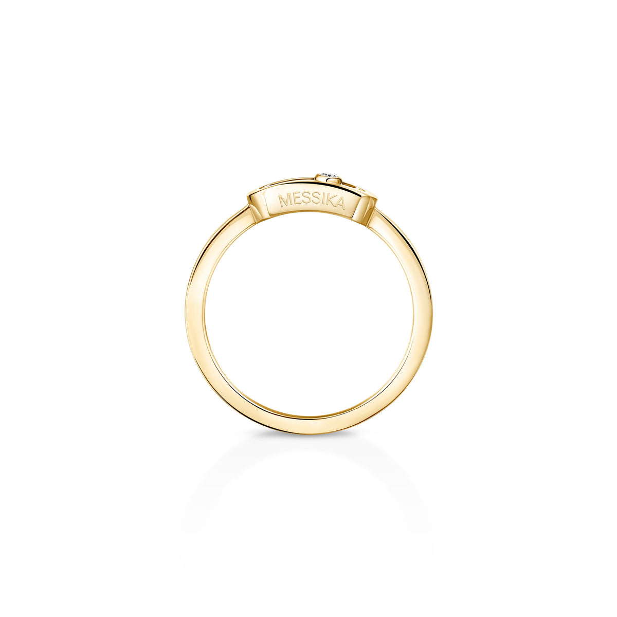 Messika Move Uno 18k Yellow Gold Diamond Ring