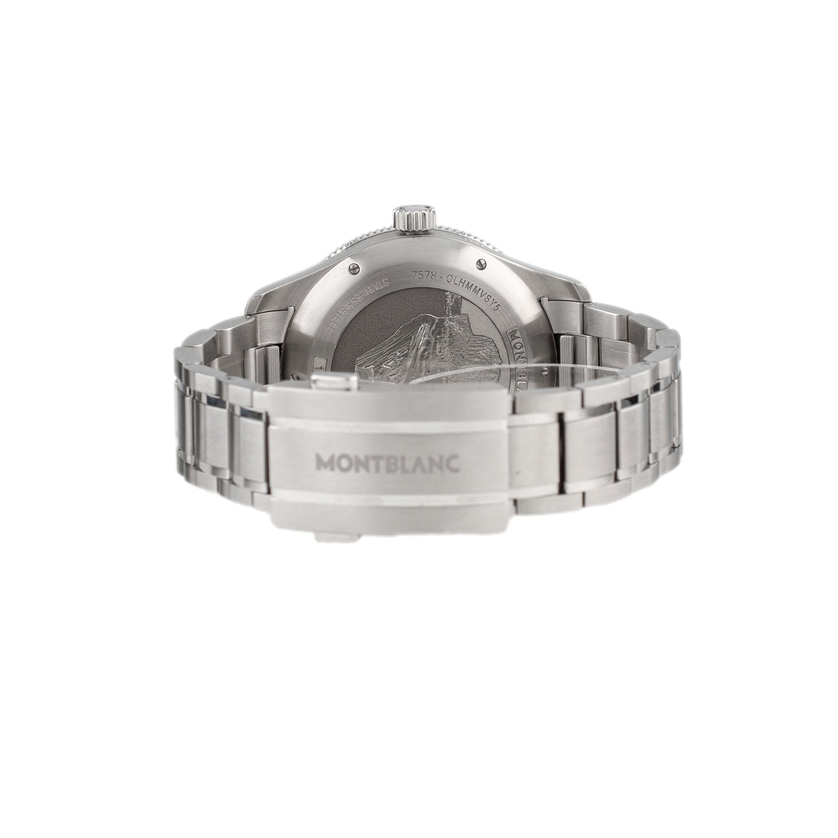 Montblanc Iced Sea Automatic Date Stainless Steel Green Dial 41mm MB129373