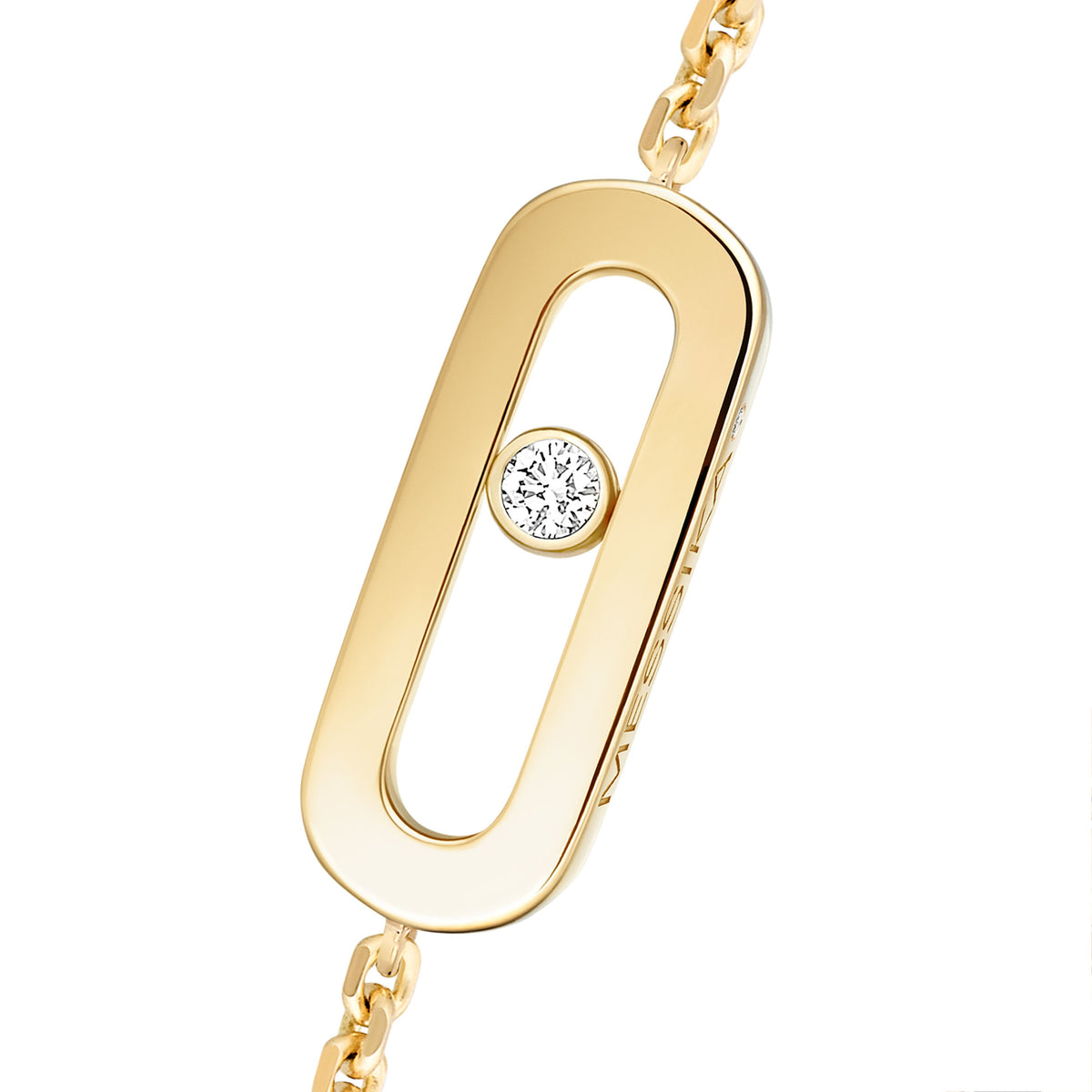 Messika Move Uno 18k Yellow Gold Diamond Bracelet