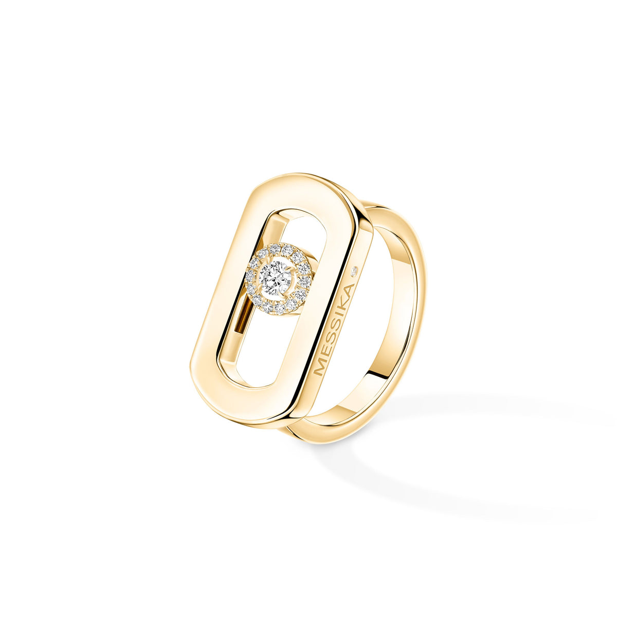 Messika So Move 18k Yellow Gold Diamond Ring