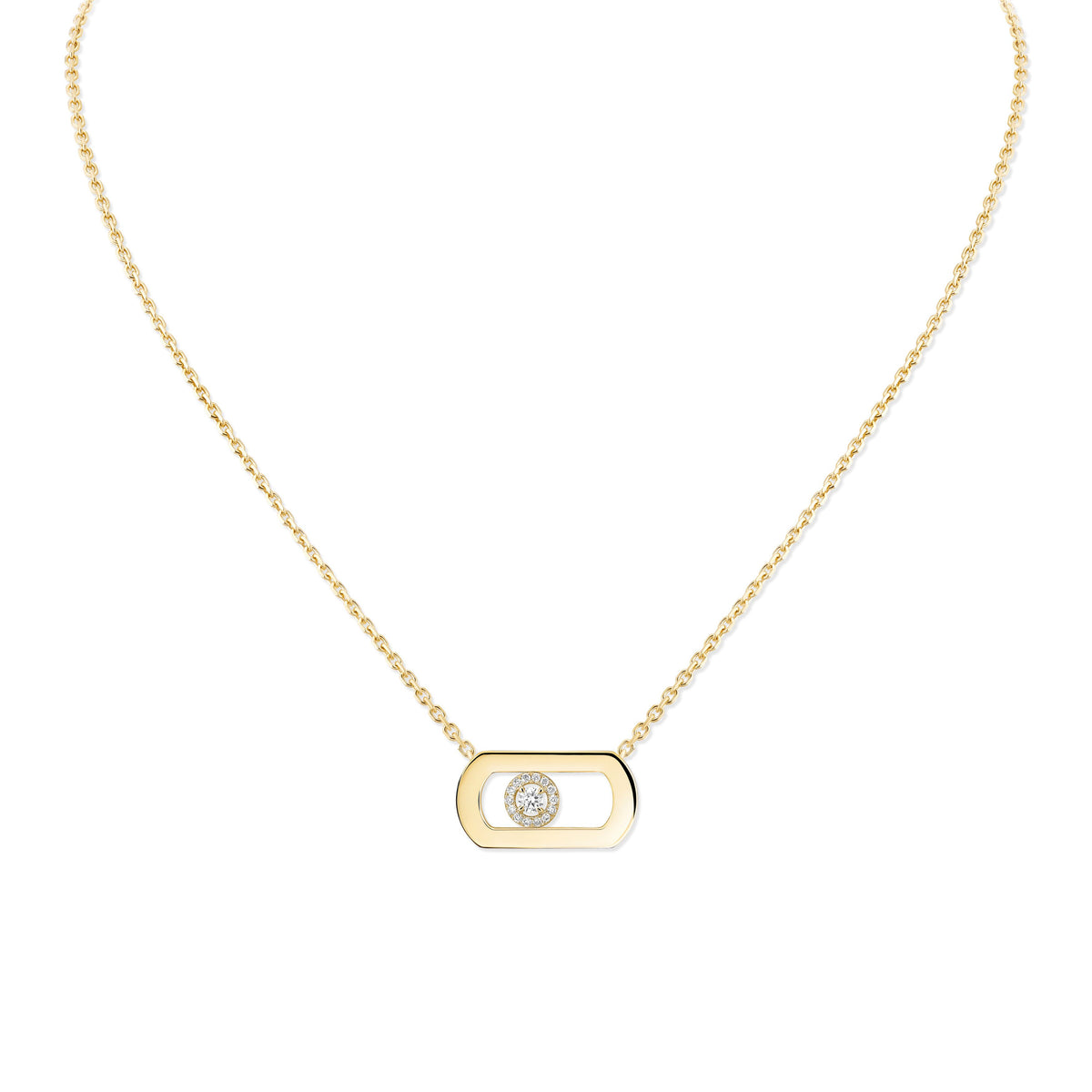 Messika So Move 18k Yellow Gold Diamond Necklace